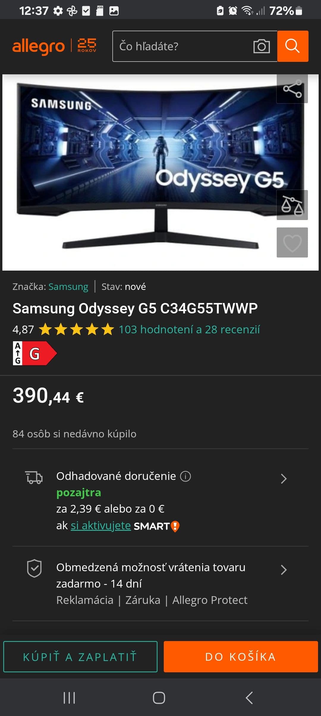 Monitor nový nerozbaleny 
