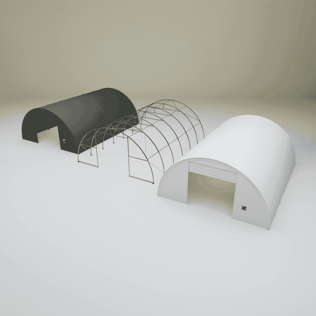 Plachtová hala 9.15 x 12.20 x 4.5m